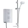 Mira Sport Multi-Fit Electric Shower 9.8kW White & Chrome -Comfort Bathroom Store 8756783 1