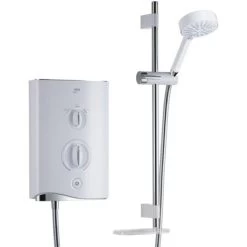 Mira Sport Multi-Fit Electric Shower 9.8kW White & Chrome