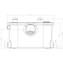 Flo-Force Max Domestic Sanitary Macerator Waste Pump White -Comfort Bathroom Store 8756860 4