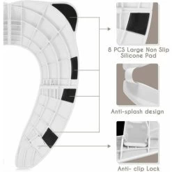 Baby Toilet Pressure Reducer WC Toilet Training Seat Baby Child Non-slip Round And Oval Toilet -Comfort Bathroom Store 87599076 4