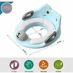 Toilet Seat For Toddlers - Potty Training Seat For Kids - Non-Slip Toilet Trainer With Splash Guard - Unisex Toilet Assistant Ring With -Comfort Bathroom Store 87623273 2