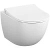 Vitra Sento SmoothFlush Rimless Toilet With Softclose Seat, White (7848-003-6147) -Comfort Bathroom Store 88002032 1