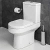 Croydex Flexi-Fix Eyre Toilet Seat D-Shaped White Quick Release -Comfort Bathroom Store 8818944 1