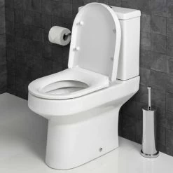 Croydex Flexi-Fix Eyre Toilet Seat D-Shaped White Quick Release -Comfort Bathroom Store 8818944 4