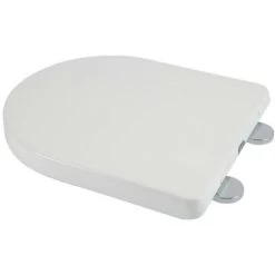 Croydex Flexi-Fix Eyre Toilet Seat D-Shaped White Quick Release -Comfort Bathroom Store 8818944 5