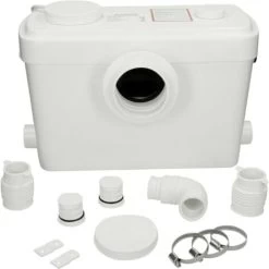 Flo-Force Ultra Sanitary Macerator Bath Sink Shower Waste Pump White 3 Inlets -Comfort Bathroom Store 8828623 3