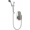 Aqualisa Aquastream Thermostatic Power Shower Satin Chrome -Comfort Bathroom Store 8828627 1