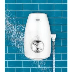 Aqualisa Aquastream Thermostatic Power Shower White & Chrome -Comfort Bathroom Store 8828628 4
