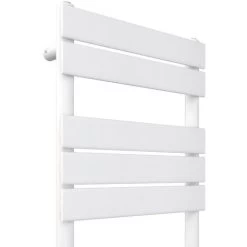 WarmeHaus Juva Flat Panel Dual Fuel Electric Thermostatic Heated Towel Rail Radiator 800x450mm White With 300W LCD White Electric Element 11 WarmeHaus Juva Flat Panel Dual Fuel Electric Thermostatic Heated Towel Rail Radiator 800x450mm White With 300W LCD White Electric Element -Comfort Bathroom Store 8828898 5