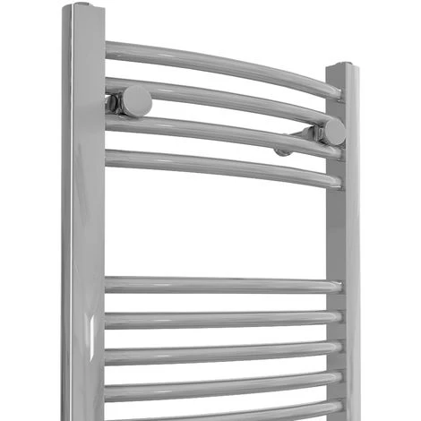 WarmeHaus Vienna Curved Electric Heated Towel Rail 150W - 700x400mm - Chrome 6 WarmeHaus Vienna Curved Electric Heated Towel Rail 150W - 700x400mm - Chrome - Image 4