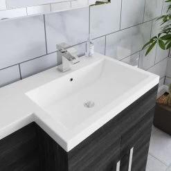 Calm Grey Right Hand Combination Vanity Unit Set With Cordoba Toilet 10 Calm Grey Right Hand Combination Vanity Unit Set With Cordoba Toilet -Comfort Bathroom Store 8828974 4