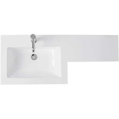 Calm Grey Left Hand Combination Vanity Unit Set With Cordoba Toilet 7 Calm Grey Left Hand Combination Vanity Unit Set With Cordoba Toilet - Image 5