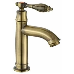 European Antique Copper Basin Faucet Retro Basin Faucet Green Bronze Faucet Single Cold Water Faucet 7 European Antique Copper Basin Faucet Retro Basin Faucet Green Bronze Faucet Single Cold Water Faucet -Comfort Bathroom Store 88294662 2