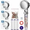 Shower Head Shower Head Anti-Limestone Filtering 3 Modes Water Saving Shower Head Universal High Pressure Hand Shower -Comfort Bathroom Store 88295813 1