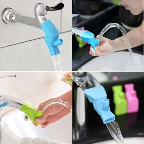 3 Pcs Child Faucet Extension, For Bathroom Kitchen Washing Hands And Face Baby Faucet Extender Food Grade Silicone Faucet Extensions For Kids 7 3 Pcs Child Faucet Extension, For Bathroom Kitchen Washing Hands And Face Baby Faucet Extender Food Grade Silicone Faucet Extensions For Kids - Image 5