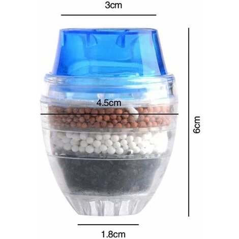 Mini Faucet Water Filter Faucet Water Purifier For Round Faucet Diameter 1.6-1.9cm(2PCS) 4 Mini Faucet Water Filter Faucet Water Purifier For Round Faucet Diameter 1.6-1.9cm(2PCS) - Image 2
