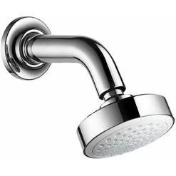 Mira Beat Shower Head & Arm Chrome