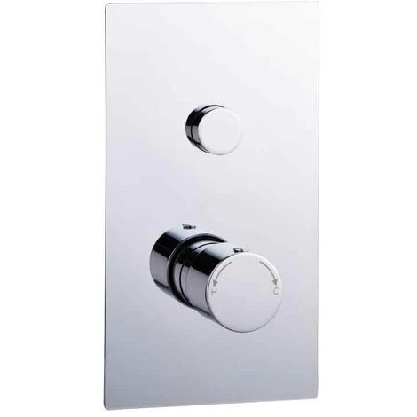 Elgin Touch Concealed Shower Valve 1 Way Round (Single Outlet) 3 Elgin Touch Concealed Shower Valve 1 Way Round (Single Outlet)