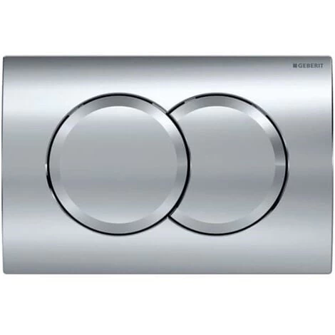 Geberit Delta01 Flush Plate For Dual Flush, Gloss Chrome (115.107.21.1) 3 Geberit Delta01 Flush Plate For Dual Flush, Gloss Chrome (115.107.21.1)