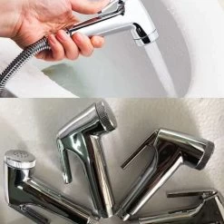 HIASDFLS 2 Pièces Bidet Spray, Pulvérisateur De Toilette En Spray, Pour Le Nettoyage Des Toilettes, Bain Pour Animaux De Compagnie, Hygiène Personnelle -Comfort Bathroom Store 89421878 5