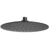 Round Rainfall Black ABS Movable Head Replacement Part For Shower Column -Comfort Bathroom Store 89720243 1
