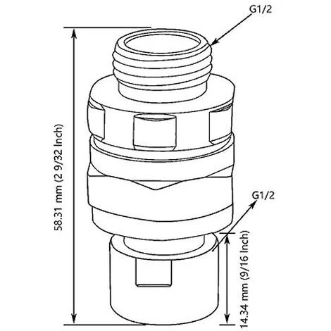 Swivel Shower Head With Brass Ball Joint Adjustable Shower Arm Connector Universal Shower Component Brushed Niekel 4 Swivel Shower Head With Brass Ball Joint Adjustable Shower Arm Connector Universal Shower Component Brushed Niekel - Image 2