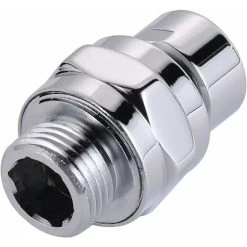 MODOU Adjustable Brass Swivel Ball Joint, Connect To Shower Arm, Adjustable Shower Arm Head Angle Swivel Ball Joint In G1/2 Chrome Brass -Comfort Bathroom Store 89806342 3