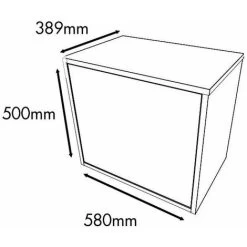 Bathroom Vanity Unit Wall Mounted Countertop 800mm Cabinet Storage Drawer Black -Comfort Bathroom Store 90203200 5