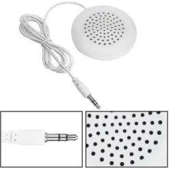 Mini Stereo Speaker, New Diy Stereo Speaker Pillow Mini 3.5mm Stereo Speaker, Real Hd And -Comfort Bathroom Store 90271235 3