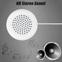 Mini Stereo Speaker, New Diy Stereo Speaker Pillow Mini 3.5mm Stereo Speaker, Real Hd And -Comfort Bathroom Store 90271235 4