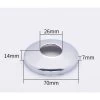 LITZEE 26mm Chrome Steel Clamp Vent Valve Hole Cover 14mm Size (10 Pieces) -Comfort Bathroom Store 90318980 1