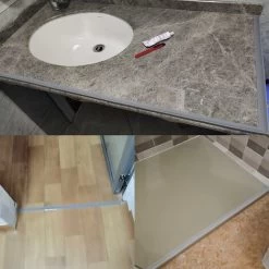 LITZEE 2 ME Gray Silicone Shower Barrier Retention System, Self Adhesive Rubber Shower Threshold, Water Dam, Waterproof Door Seal For Bathroom Floor -Comfort Bathroom Store 90319647 4