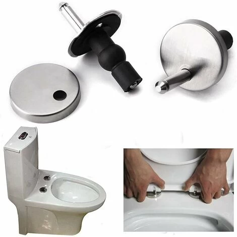 LITZEE Toilet Seat Hinged Toilet Seat Fixing Toilet Seat Fixing Accessory 1 Pair 7 LITZEE Toilet Seat Hinged Toilet Seat Fixing Toilet Seat Fixing Accessory 1 Pair - Image 5