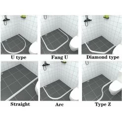 LITZEE Flood Barrier Threshold Bar Internal Door Seal Collapsible Shower Strip Bathtub Screen For Wet And Dry Separation Suitable For Kitchen And Bathroom (100cm, White) -Comfort Bathroom Store 90320154 4