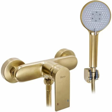 Shower Faucet Rea Verso Gold 3 Shower Faucet Rea Verso Gold