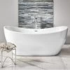 Freestanding Modern Double Ended Bath 1800mm - Rose By Voda Design 2 Freestanding Modern Double Ended Bath 1800mm - Rose By Voda Design -Comfort Bathroom Store 90625056 1