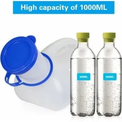 Unisex Potty Urinals For Car, Urine Bottles For Men And Women, Portable Pee Bottle, With A Lid And Funnel -Comfort Bathroom Store 90738567 3