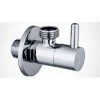 Wall Mounted Angle Valve/Diverter, Wall Connection 1/2" With Single Lever Brass -Comfort Bathroom Store 90738672 1