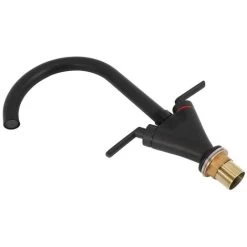 Kitchen Faucet With Dual Handle Spout, Stainless Steel Tin Chrome Finish Kitchen Sink Faucet -Comfort Bathroom Store 90739049 3