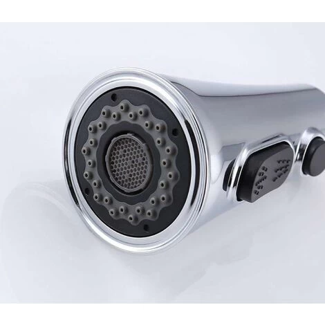 Faucet Spout, Horn Push Button Switch Hanging Spout Replaceable, For G1/2 Connectors (Plating) 5 Faucet Spout, Horn Push Button Switch Hanging Spout Replaceable, For G1/2 Connectors (Plating) - Image 3