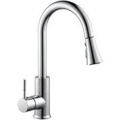 Faucet Spout, Horn Push Button Switch Hanging Spout Replaceable, For G1/2 Connectors (Plating) 11 Faucet Spout, Horn Push Button Switch Hanging Spout Replaceable, For G1/2 Connectors (Plating) -Comfort Bathroom Store 90739539 5