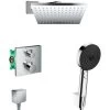 Hansgrohe Ecostat Shape Pulsify Built-in All-in-1 Shower Set With Overhead Shower 230 XXL + Performance 3jets Hand Shower -Comfort Bathroom Store 90858734 1