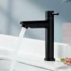 Bathroom Sink Faucet Cold Water Only Durable Copper Gray Bathroom Faucet, Hand Wash Faucet For Cleaning Or Replacing