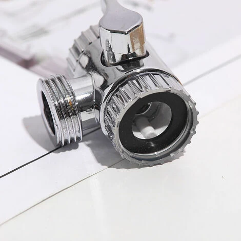 Diverter For Shower Column, Suitable For Diverting The Bathroom Pipe, In Plastic 3 Diverter For Shower Column, Suitable For Diverting The Bathroom Pipe, In Plastic