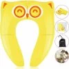 Baby Toilet Reducer Foldable Child Seat Reducer Foldable Travel Potty Seat For Kids Baby, Yellow -Comfort Bathroom Store 91164536 1