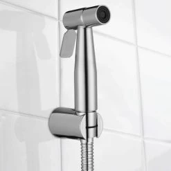 Handheld Bidet Sprayer, Brushed Nickel Stainless Steel Sprayer Set, Bathroom Diaper Cleaner, Portable Stainless Steel Shower Nozzle -Comfort Bathroom Store 91165351 4