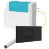 Dual Flush Concealed Cable Cistern With Black Flush Plate 2 Dual Flush Concealed Cable Cistern With Black Flush Plate -Comfort Bathroom Store 91210497 1