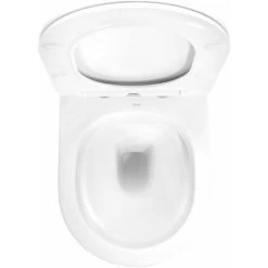 Toilet Bowl Rea Carlo White Mini Flat Gold Edge -Comfort Bathroom Store 91305270 4