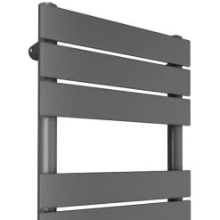 WarmeHaus Juva Electric Dual Fuel Flat Panel Heated Towel Rail 100W - Sand Grey - 650x400mm -Comfort Bathroom Store 9137314 3
