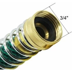 Faucet Adapter Easy-to-use Universal Adapter For Kitchen And Garden Faucet Connector 3/4 Water Hose Joint Prevents Kinking With 125mm Kink-free Hose Water Separator Set -Comfort Bathroom Store 91888406 3